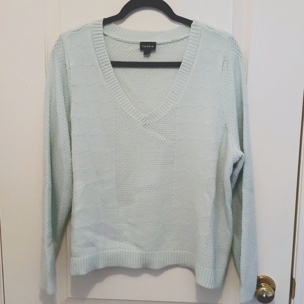 NWOT. Beautiful Mint green sweater.